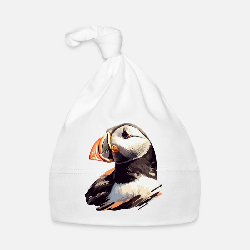 Macareux Papageientaucher Bonnet bio Bébé
