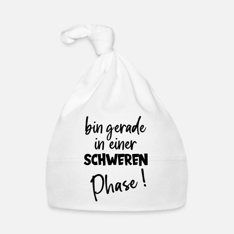 I'm just in a hard time humor weight Organic Baby Cap