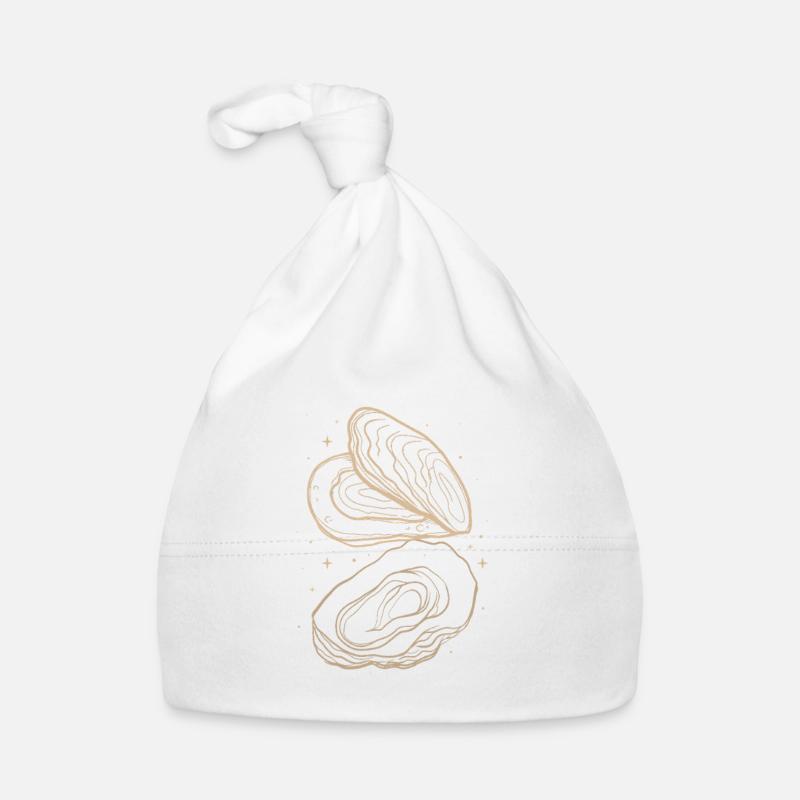 Austern Baby Bio-Mütze