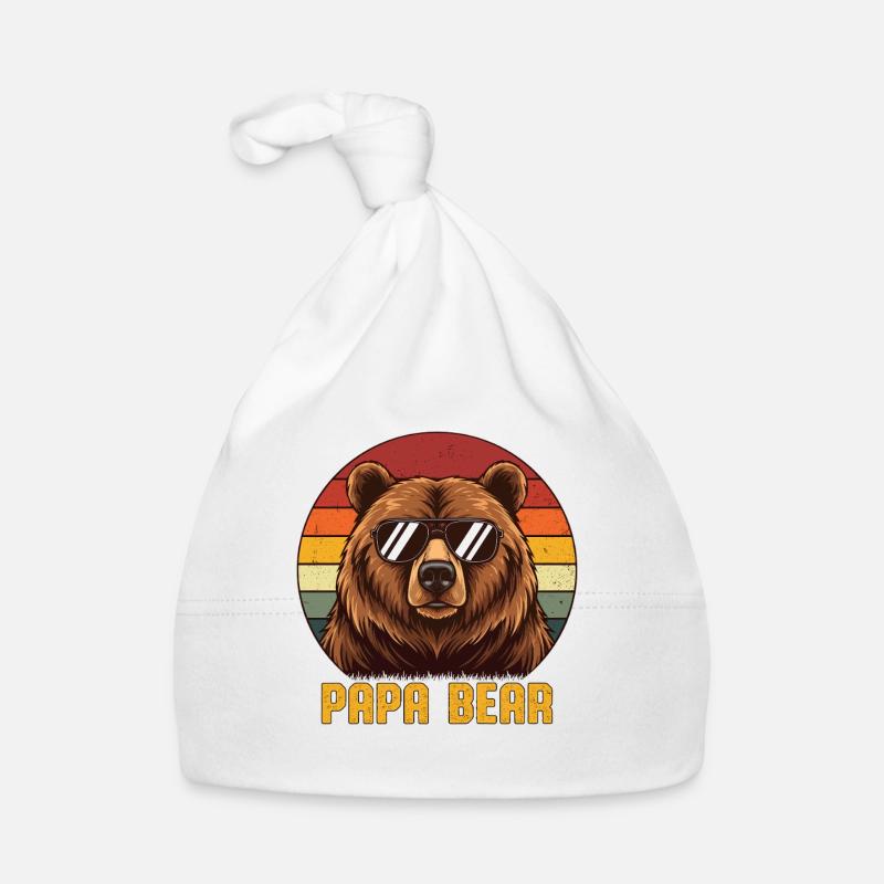 Papa Ours Bonnet bio Bébé