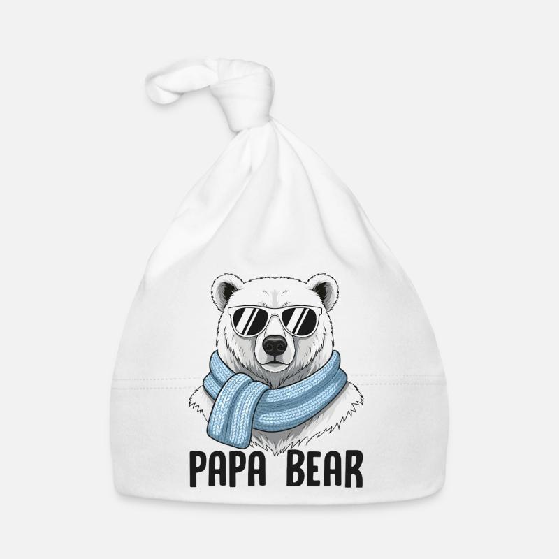 Papa Ours Bonnet bio Bébé