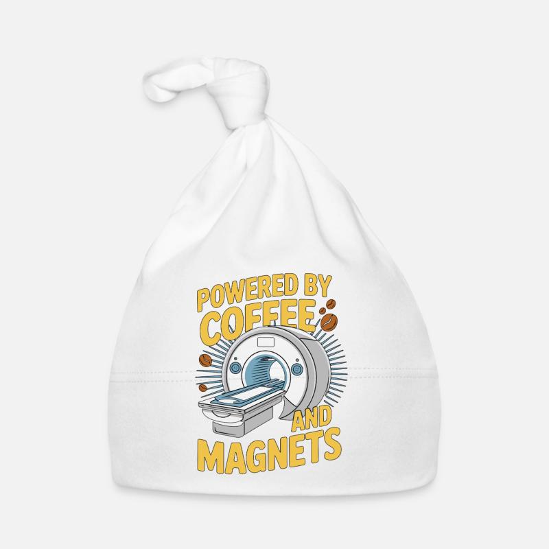 MRI Tech Powered By Coffee And Magnets Radiologist Baby Bio-Mütze