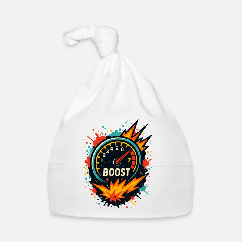 T-shirt Boost Display Explosive, Turbo Tuning Bonnet bio Bébé