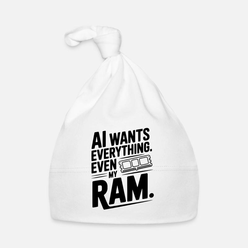 KI will alles. Sogar mein RAM. Baby Bio-Mütze