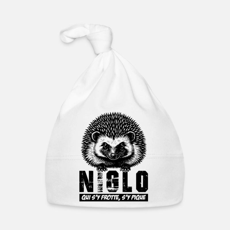 Igel – NIGLO, der sich daran reibt, wird gestochen, Baby Bio-Mütze