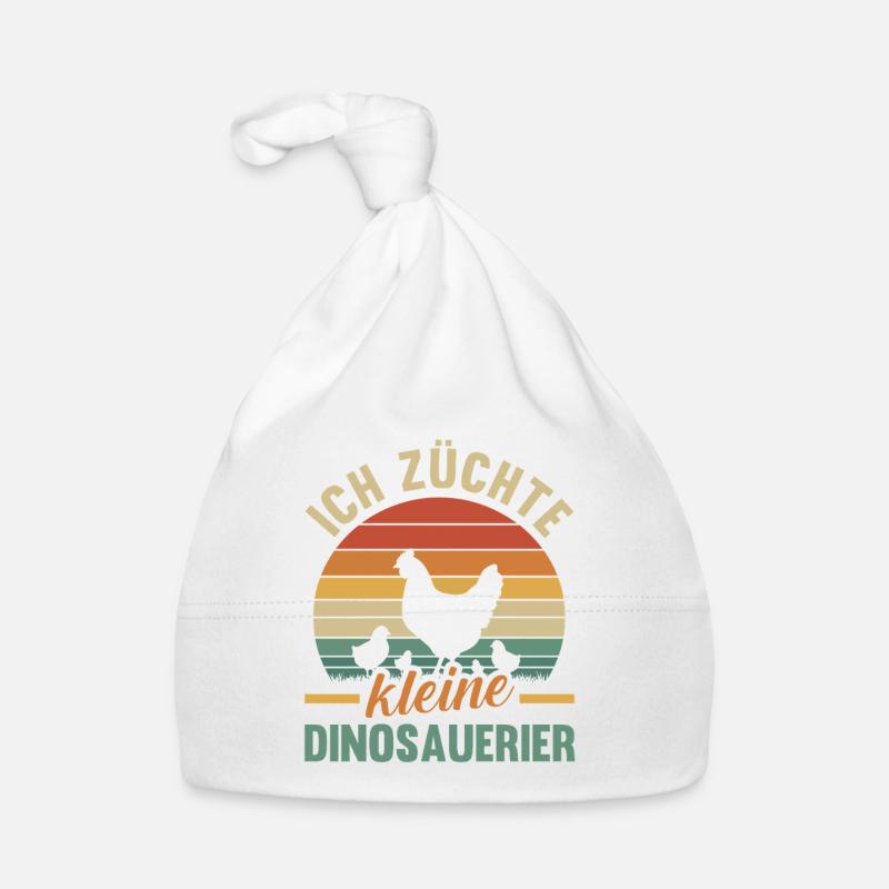 chickens chicken farmer farmer chicken Organic Baby Cap