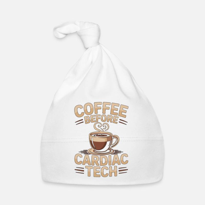 Cardio Tech Café Laboratoire de Cathétérisme Technicien Coffee Lover Bonnet bio Bébé