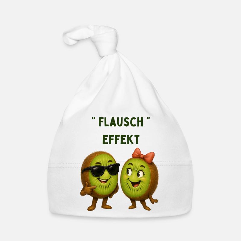 Fluffy Effect Kiwi Duo Bonnet bio Bébé