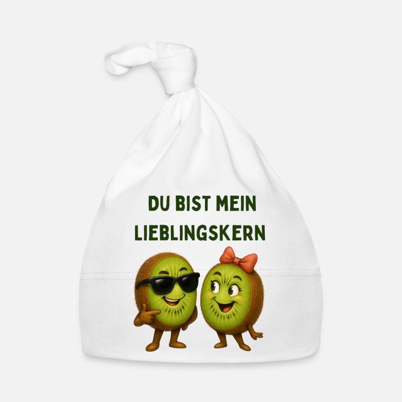 Lieblingskern Kiwis im Stil Baby Bio-Mütze