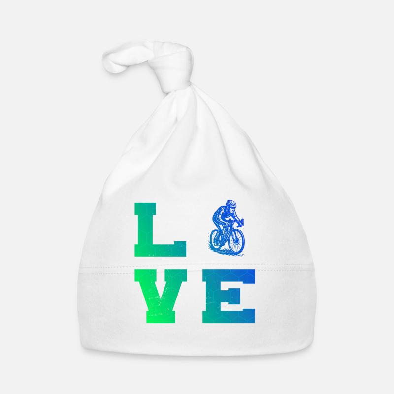Message clair sur le vélo de route Bonnet bio Bébé