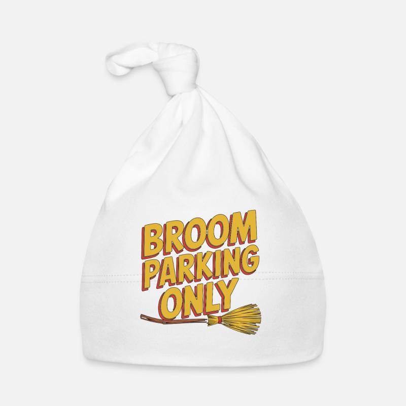 Witchcraft Broom Parking Only Tarot Reading Baby Bio-Mütze