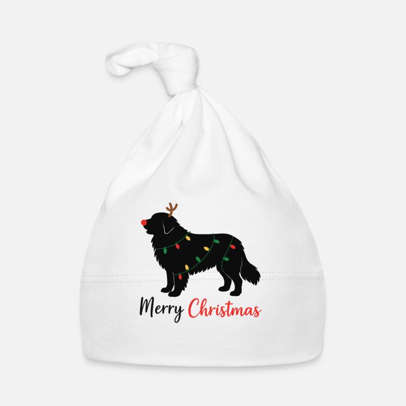 Great Pyrenees Weihnachten Winter Tiere Hunde Baby Bio-Mütze