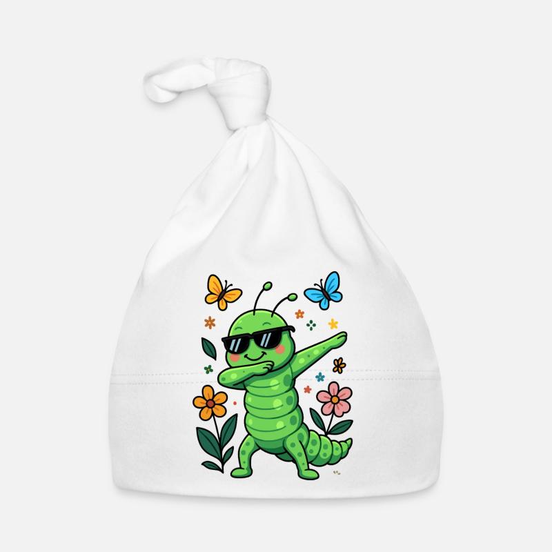 Papillon chenille Bonnet bio Bébé