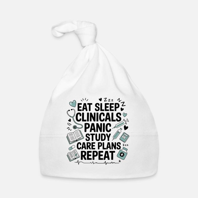 Medical learning love motif Organic Baby Cap