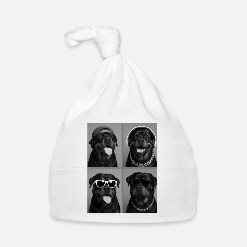 Rottweiler Baby Bio-Mütze