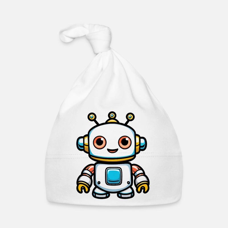 Kleiner Roboheld Cartoon Baby Bio-Mütze
