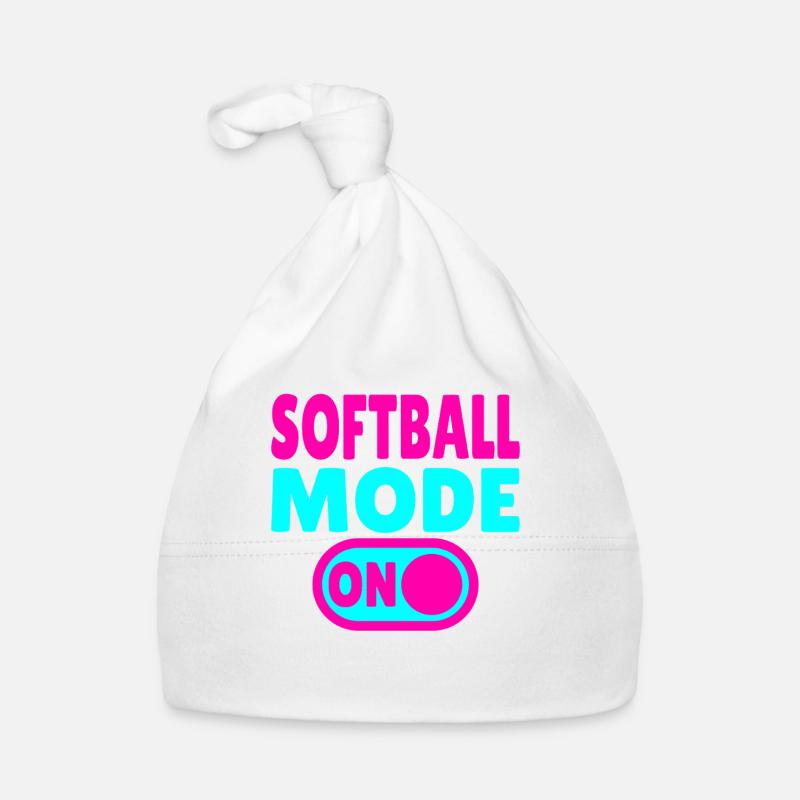 Softball Mode ON  Baby Bio-Mütze