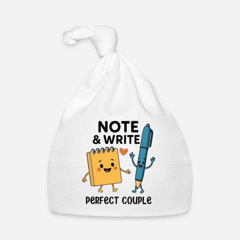 Note & Write Perfect Couple Fun Design Baby Bio-Mütze