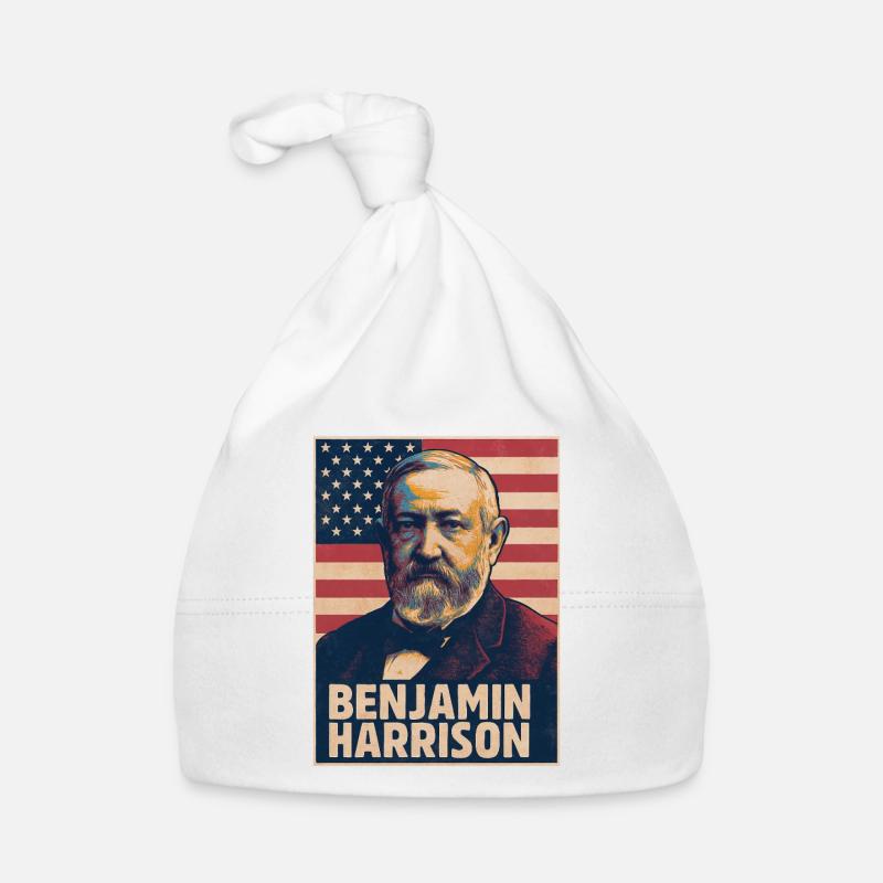 Benjamin Harrison, USA Organic Baby Cap