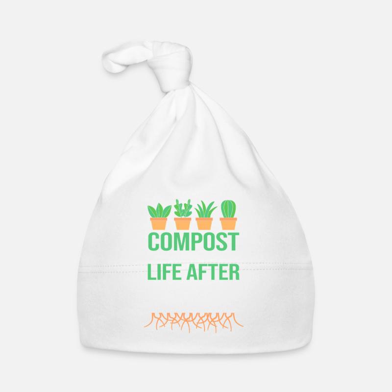 Worms Compost Gift Organic Baby Cap