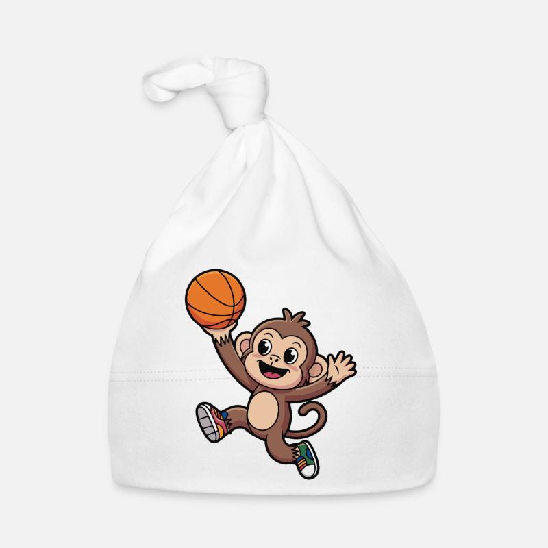 Basket en dunking singe Bonnet bio Bébé