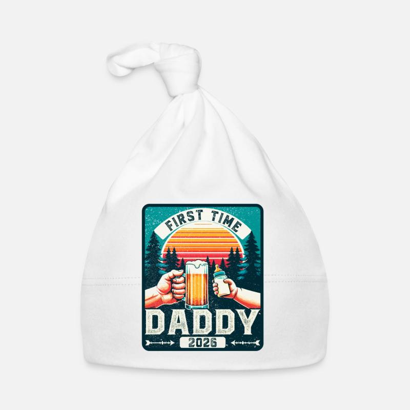 Dad 2026, Expecting Dad, Future Father Organic Baby Cap