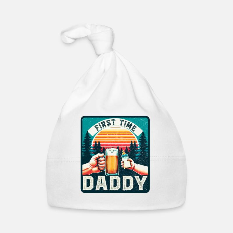 First-time dad, expectant dad, future father Organic Baby Cap