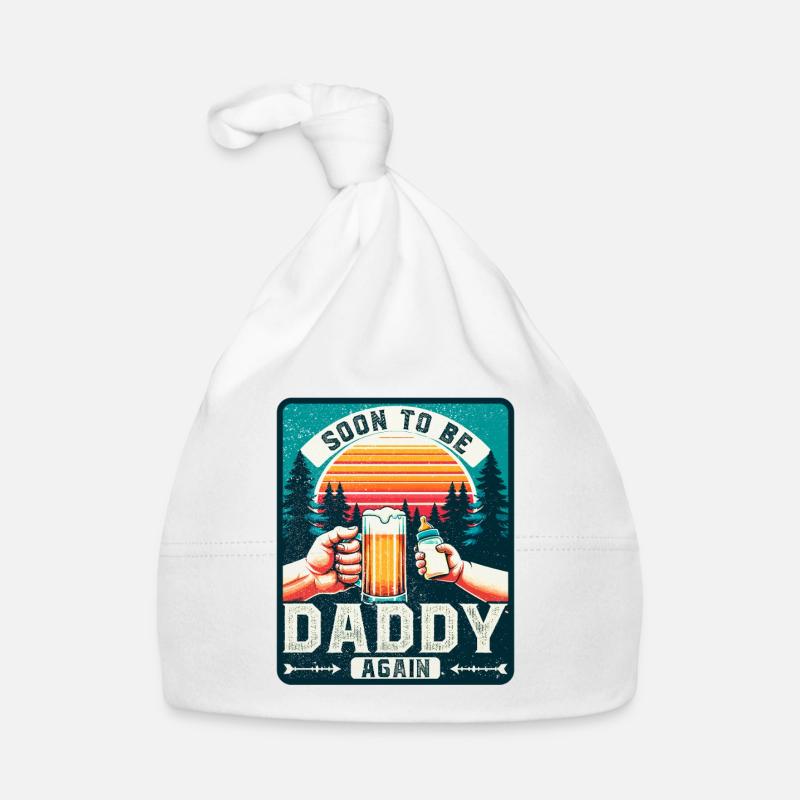 Dad again, Dad-to-be, Future father Organic Baby Cap