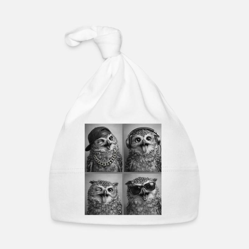 Eule Baby Bio-Mütze