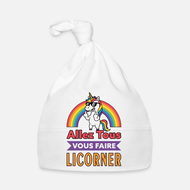 Unicorn Rebel - go get all done Organic Baby Cap