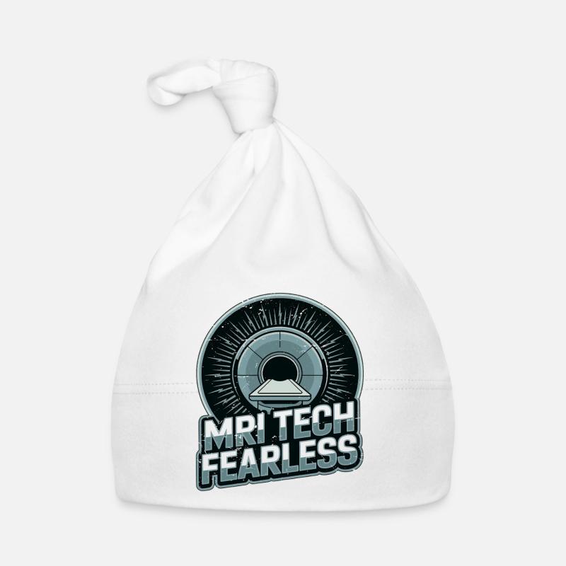 MRI Tech Fearless Radiologic Technologist Rad Tech Organic Baby Cap