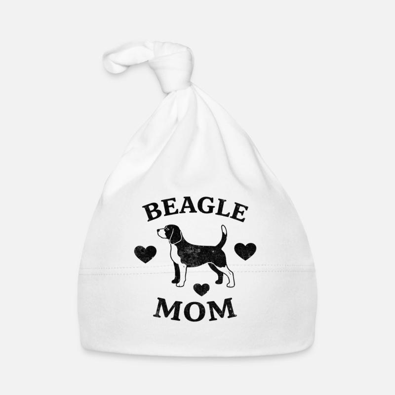 Beagle Mom Baby Bio-Mütze