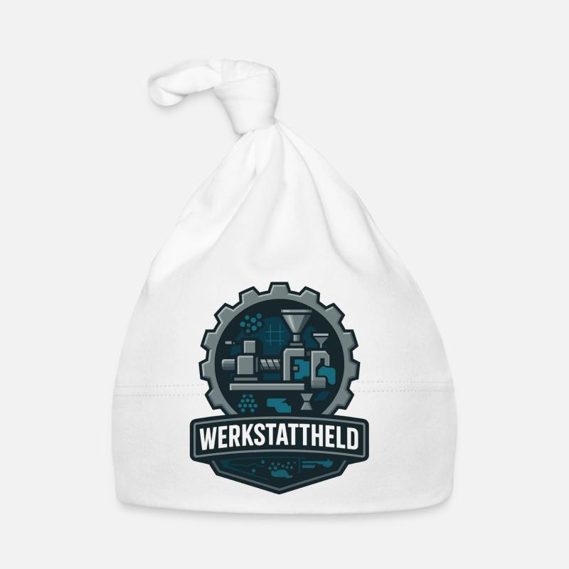 Workshop Hero, Plastic Machine Organic Baby Cap