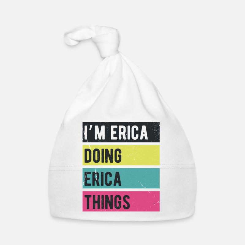 Ich bin Erica und mache Erica Things Retro Colors Baby Bio-Mütze