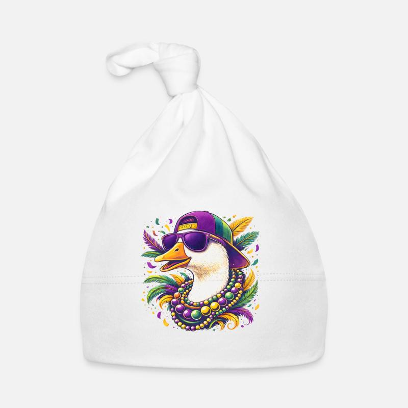 Mardi Gras Gans Baby Bio-Mütze