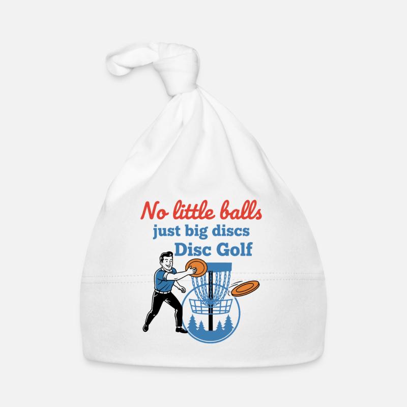 Pas de petites balles, juste de gros disques, disc golf, drôle Bonnet bio Bébé