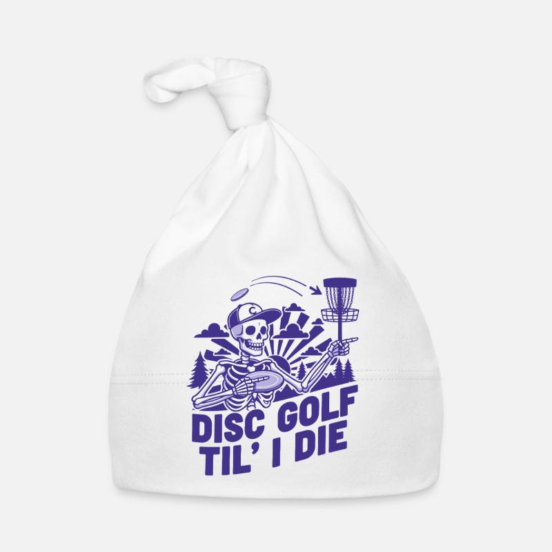 Disc Golf Til I Die Funny Disc Golfer Flying Disc Baby Bio-Mütze