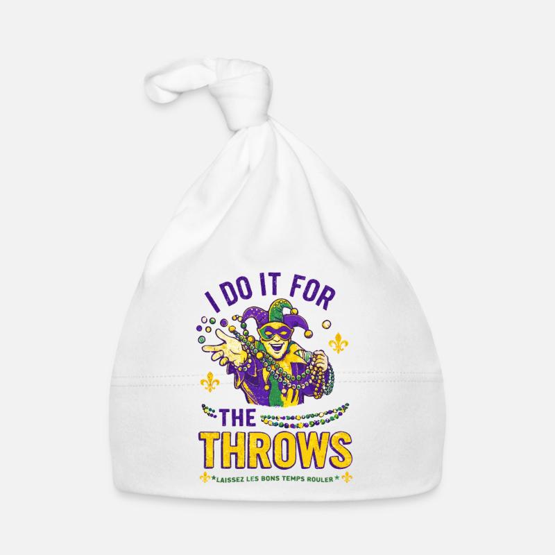 Perles Bouffons du Mardi Gras Bonnet bio Bébé