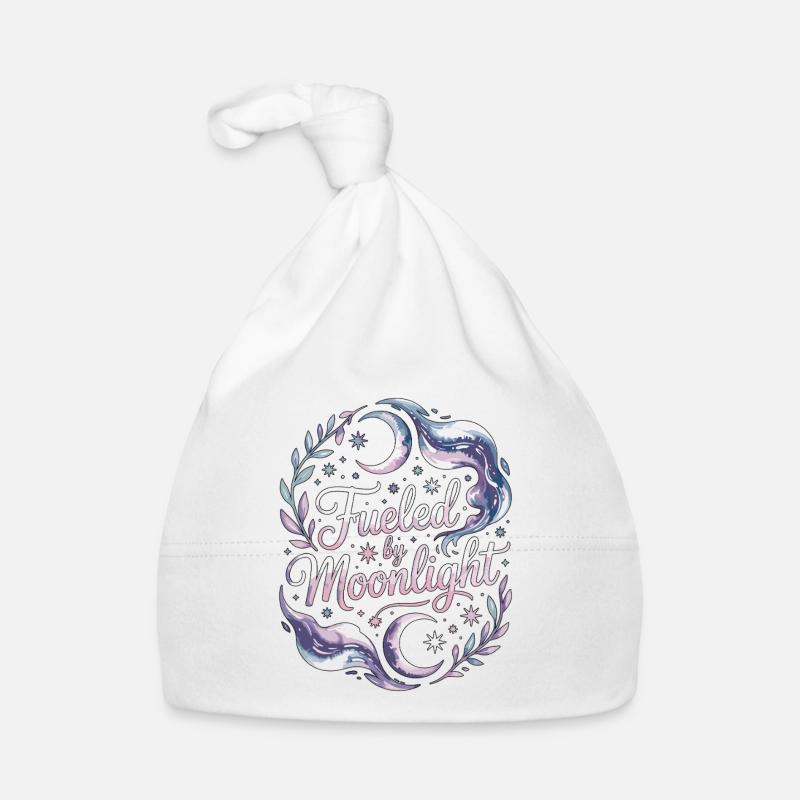 Witchcraft Fueled By Moonlight Sorcery Astrology Organic Baby Cap