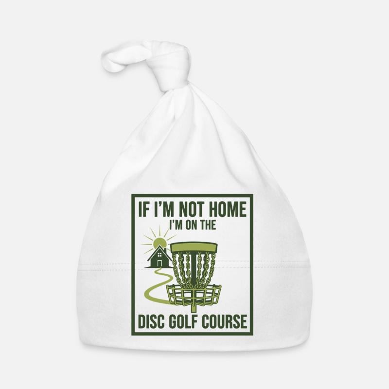 Si je ne suis pas à la maison, je suis sur le parcours de disc golf Bonnet bio Bébé