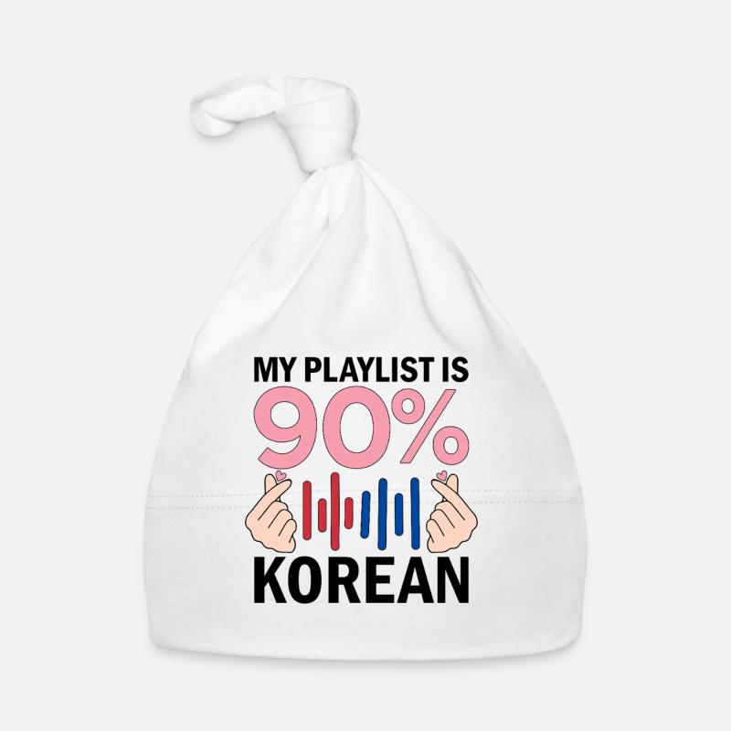 Ma playlist est à 90 % coréenne Bonnet bio Bébé