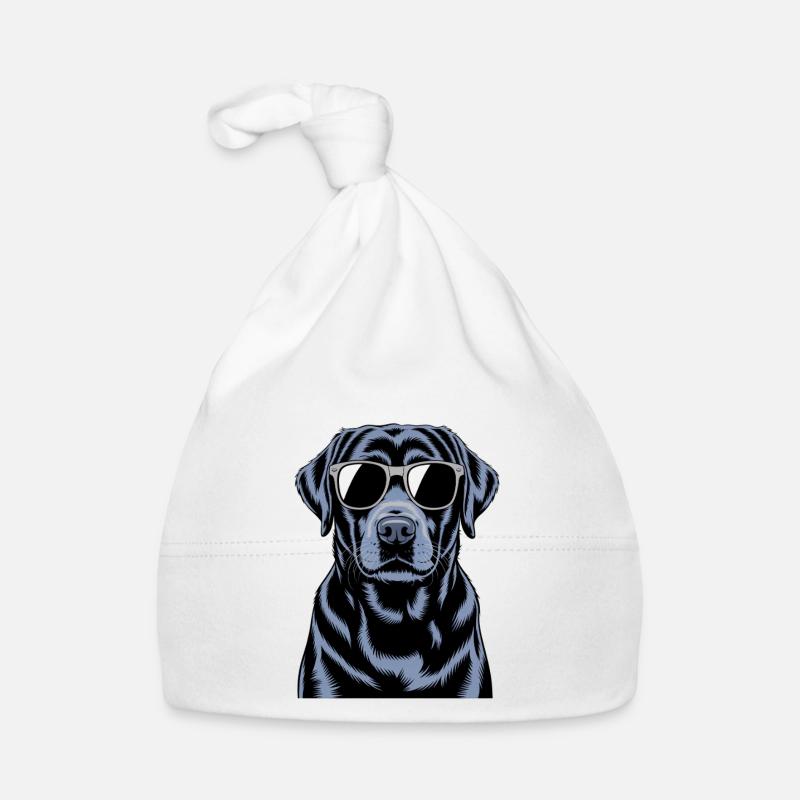 Labrador noir Bonnet bio Bébé