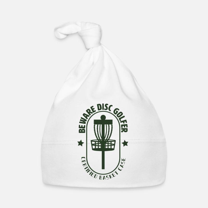 Beware Disc Golfer Organic Baby Cap