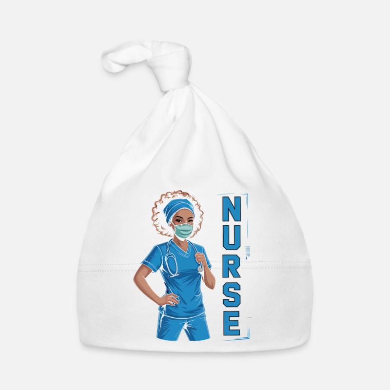 Pouvoir de l’infirmière bleue Bonnet bio Bébé