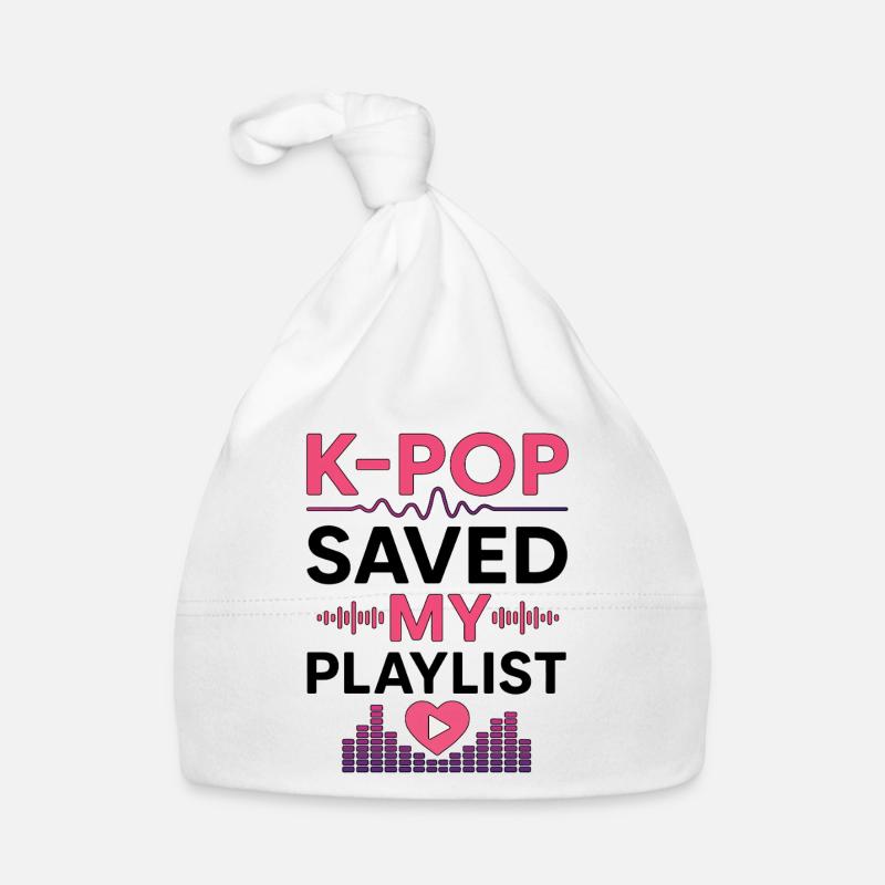 K-Pop Saved My Playlist Baby Bio-Mütze