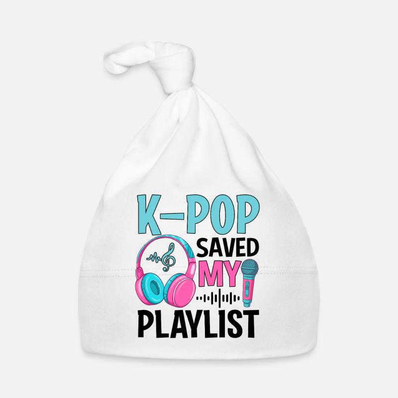 K-Pop Saved My Playlist Baby Bio-Mütze