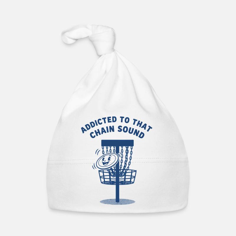 Addicted To That Chain Sound Disc Golf Flying Disc Organic Baby Cap
