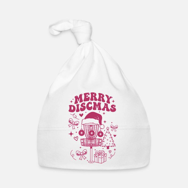 Joyeux Discmas Disc Golf Drôle Disc Basket Flying Disc Bonnet bio Bébé