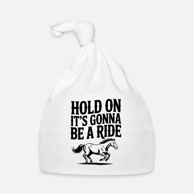 Hold On — It’s Gonna Be a Ride Organic Baby Cap