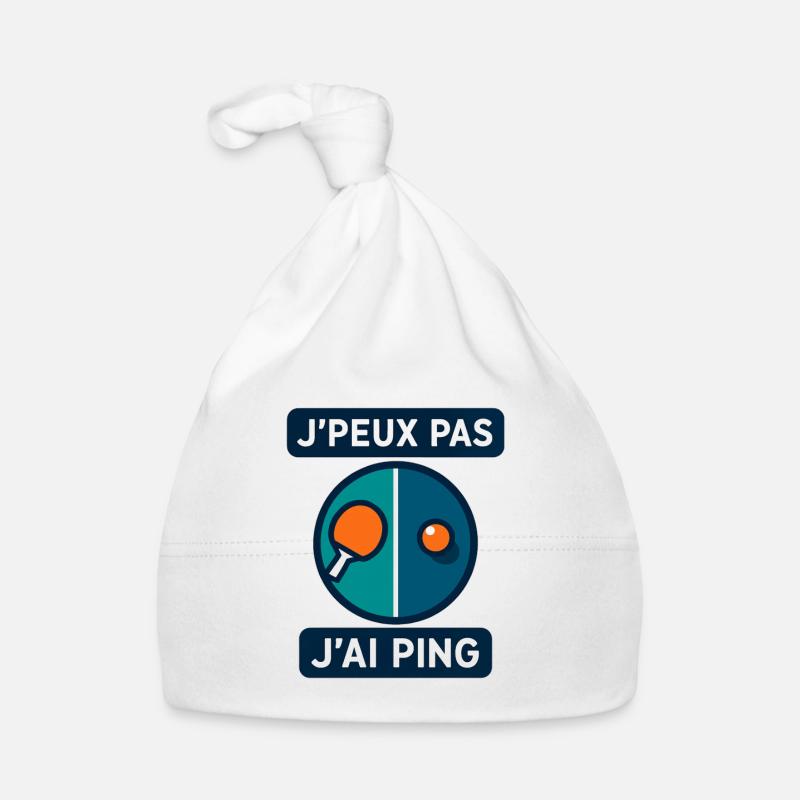J'peux pas J'ai Ping Bonnet bio Bébé